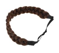 FRCOLOR Diadema Trenzada Hecha Mano Accesorio Renacentista Cabello Trenza Postiza Diadema Peluda Banda Trenzada Pelo para Fiestas Medievales y Disfraces