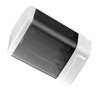 FRCOLOR Dispensador Manual de Jabón Líquido Montado en Pared de Plástico 1000 Ml para Baño y Cocina, Recargable, Capacidad Grande, Ahorro de Espacio, Uso Doméstico y Comercial