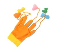 FRCOLOR Divertidos guantes mágicos para gatos de cinco dedos de juguete para burlarse de mascotas masticar juguetes para golosinas para gatos gatitos de felpa guantes de gato