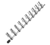 FRCOLOR Divisor Válvula de Flujo para Bomba de Aire de Acuario, Distribuidor Metálico y Plástico Control de Oxígeno, Accesorio para Peceras, Difusor Aire Ajustable para Acuarios, Sistema