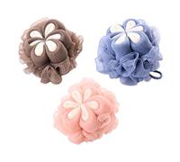 FRCOLOR Esponja De Lufa Para Baño Esponja Baño Tipo Borla Bolas De Flores Artículos Ducha Color Aleatorio