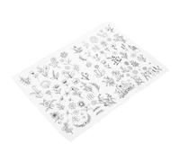 FRCOLOR Estabilizador Adhesivo para Bordado a Máquina Soluble en Agua Fría, Hoja de 30x21 Cm de Tela No Tejida, Lavable y Autoadhesivo para Ropa y Proyectos de Costura DIY