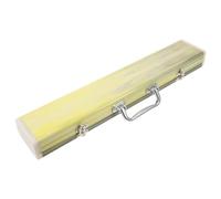 FRCOLOR Estuche de Bambú para Flauta Doble Grande, Resistente y Ligero, Compatible con Afinaciones C/d/e, Bolsa de Transporte para Instrumentos Musicales, Adecuado para Viajes y Escuelas