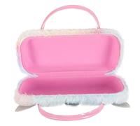 FRCOLOR Estuche para Gafas De Unicornio De Peluche, Portátil y Resistente, con Asa Cómoda, Adecuado para Niñas y Viajes, Diseño Compacto y Colorido