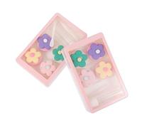 FRCOLOR Estuche para Guardar Lentes Paquete de 2 Caja para Lentes Accesorio de Viaje Tamaño Pequeño Plástico