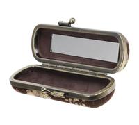 FRCOLOR Estuche para Pintalabios con Espejo para Mujer Organizador De Maquillaje Estuche para Pintalabios Pequeño para Individual para Brillo Labial