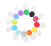 FRCOLOR Estuche Pequeño para Lentes de Contacto 12 Unidades Caja de Almacenamiento Plástico a Prueba de Fugas Portátil para Viaje Uso Diario Práctico para Usuarios de Lentes