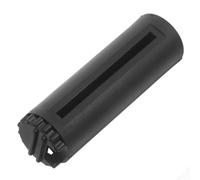 FRCOLOR Extremo de Cinturón de Barrera Retráctil de Abs Negro Instalación Fácil y Diseño Versátil para Sistemas de Señalización y Control de Multitudes