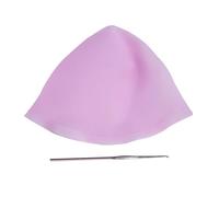 FRCOLOR Farbwerkzeug färben Kippkappe aus Silikon Herstellungskappe aus Gummi Schutzhut haarsträhnen haardraht dyhair Salon-Haarkappe Färben von Farbkappen elastisch Highlighter-Hut Rosa