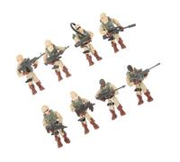 FRCOLOR Figuras de Pequeño Movimiento Juguetes para Niños 10 Piezas Miniaturas Accesorios para Decoración de Mesa para Juegos de rol de Soldados de Escritorio