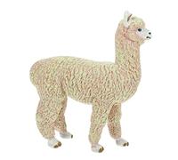 FRCOLOR Figurita de Alpaca de Plástico Simulación de Animal Lifelike para Decoración Habitaciones Infantiles y Aulas Juguete Educativo de Animales