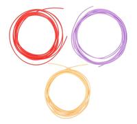 FRCOLOR Filamento para Bolígrafo 3D Pcl de 175 MM Recarga de 3 Rollos de 3 Metros Cada Uno Material Flexible y Compatible para Impresión 3D Uso Dibujo y Modelado Color Color Aleatorio