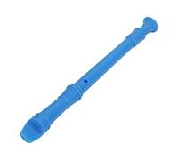 FRCOLOR Flauta Dulce para Niños de Abs Azul, Instrumento Musical Soprano para Principiantes, Flauta Musical Educativa Tonos Precisos y Diseño Seguro para Aprendizaje Infantil
