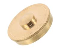 FRCOLOR French Horn Bottom Valve Cover Metal Replacement Part Durable Horn Cap For Brass Instrument Repair Suitable For Students Music Schools And Repair Shops