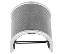 FRCOLOR Funda Parabrisas Micrófono U Shape Escudo Antiviento para Micrófono Protección y Antisalpicaduras Accesorio de Grabación Multiusos Color Gris