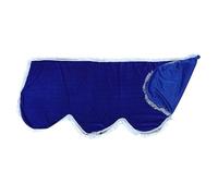 FRCOLOR Funda Protectora para Teclado de Piano Eléctrico, Cubierta Antipolvo de Terciopelo Azul Suave, Ajustable y Ligera, Adecuado para Protección Hogar, Escuela y Actuaciones Musicales