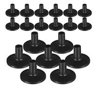 FRCOLOR Fundas de Plástico para Platillos Batería 20 Piezas Negras 38X196 CM Protección para Soportes de Platillos Accesorios de Repuesto para Instrumentos Musicales