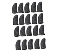 FRCOLOR Fundas Transpirables para Dedos Pantalla Táctil para Juegos Móviles 20 Piezas Nailon Antideslizante y Resistente al Sudor Funda para Pulgar Optimizada para Gaming