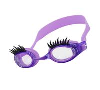 FRCOLOR Gafas de Natación Diseño de Dibujos Animados, Silicona y Alta Elasticidad, Tamaño Infantil, Color Morado, Accesorio Adecuado para Aprender a Nadar y Actividades al Aire Libre