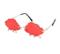 FRCOLOR Gafas de Sol sin con Diseño de y para Mujer Streetwear para Fiestas y Actividades al Aire