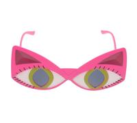 FRCOLOR Gafas para ojos de gato conformado gafas de sol ojo de gato para mujer artículo Hola de moda gafas divertidas disfraz de gatos divertidos ordenador personal Rosy