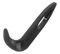 FRCOLOR Gancho Pulgar de Saxofón Alto y Tenor de Plástico Negro, Diseño Multifuncional y Resistente, Soporte Cómodo para Instrumento de Viento Madera