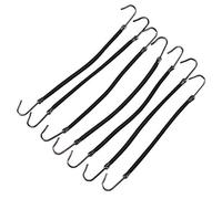 Frcolor Ganchos de Cola de Caballo - 20 Piezas, Ganchos de Cola de Caballo Diadema Garra de Pelo Cintas de Goma Hair Styling Hair Braid (Negro)