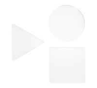 FRCOLOR Gelli Arts Placa de Gel Reutilizable para Proyectos de Arte Superficie Antiadherente, Estructura Única de Gel de Sílice, 3 Piezas Rectangulares y Cuadradas Principiantes