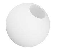 FRCOLOR Glass Globe Lamp Shade Replacements - White Frosted Ball Lampshade Cover, Resists Fingerprints and Water Stains, 2.17" Opening Diameter for Chandeliers