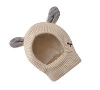 FRCOLOR Gorro cálido para mascotas, gorro de gato para mascotas, gorras, tiara, hermoso gorro para mascotas, sombrero de cumpleaños, caricatura cálida, accesorios para mascotas, ropa