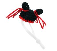 FRCOLOR Gorro de Lana para Chinchillas y Ratones Pequeños, Cómodo y Ajustable, de Fibra de Poliacrílico Negro, Accesorio Ligero Adecuado para Fiestas de Halloween y Cumpleaños