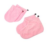 FRCOLOR Guantes de Cuidado Térmico y Calcetines de Parafina para Terapia para Manicura y Masajes de Manos Hechos de Material Suave y Grueso Cierre Elástico para Uso Spa y Cuidado de Manos