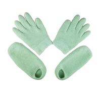 FRCOLOR Guantes De Gel Hidratantes Para Manos y Pies 2 Pares Tamaño Único Cuidado Exfoliante Spa Para Piel Suave y Rejuvenecida Uso Doméstico