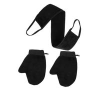 FRCOLOR Guantes Exfoliantes para Ducha Set de Manoplas de Baño para Exfoliación Incluye Guantes y Toalla para Cuidado y