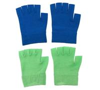 FRCOLOR Guantes Hidratantes de Gel de Tejido Ligero y Humectante 2 Pares para Manos Ideales para Uso Trabajo Cuidado Nocturno
