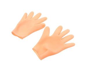 FRCOLOR Guantes Hidratantes de Spa para Manos Exfoliante y Blanqueadora Material Sebs y Duradero Cuidado de Manos para Hidratación Profunda y Prevención de Agrietamiento para Casa y
