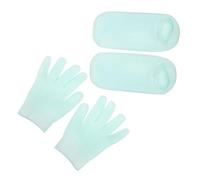 FRCOLOR Guantes y Calcetines De Gel Para Manos y Pies Agrietados 4 Pares Hidratación Continua y Práctica