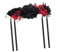 FRCOLOR Guirnalda de araña disfraz halloween disfraces halloween disfraces para accesorios fiesta festival Venda chicas Aro de pelo de araña rosa accesorios de diadema tela rojo