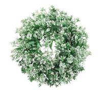 FRCOLOR Guirnalda Floral Artificial Navideña de Plástico Verde para Fotos | Resistente la Decoloración, bajo Mantenimiento, sin Riego ni Fertilizante, para Celebraciones y Comercios