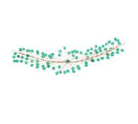 FRCOLOR Handmade Crystal Wedding Headpiece Lightweight Rhinestone Bridal Hair Vine Soft Chain Design Comfortable Fit For Brides Elegant Shine