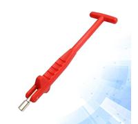 FRCOLOR Herramienta Extractora de Varillas Mango Abs y Cuerpo de Acero, Antideslizante para Instalación y Extracción para Boca de Neumático de Motocicleta y Camión