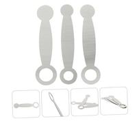 FRCOLOR Herramientas de Reparación de Flauta Kit de 3 Piezas Almohadillas de Presión Inoxidable para Instrumentos de Viento