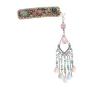 FRCOLOR Horquillas Decorativas Con Borlas De Imitación De Gemas Accesorios Étnicos Para Pelo