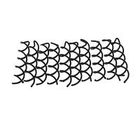 FRCOLOR Horquillas Espiral Cabello Negro 10 Piezas Para Mujer y Niña Sujetador Peinado Cabello Mediano a Largo Fácil Uso