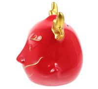 FRCOLOR Hucha Cerámica Dragón Adorno Decorativo para Escritorio y Figurita Animal para Año Regalo Original para Hogar