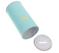 FRCOLOR Hucha Infantil Metálica con Diseño Creativo de Ballena Alcancía Decorativa para Habitación Juvenil Ahorro Seguro con Tapa Fácil Acceso Regalo Estudiante