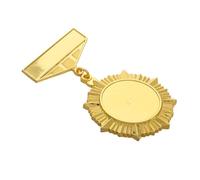 FRCOLOR insignia de medalla de metal pin de broche estudiantes de medalla medallas de campeonato medallas militares medallas para premios insignia de broche Aleación de zinc Golden