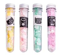 FRCOLOR Jabón de Papel Perfumado Portátil para Actividades al Aire Libre, 4 Piezas de Escamas de Jabón Desechables para Lavado de Manos Fácil y Práctico