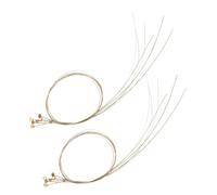 FRCOLOR Juego de 2 Kits de Cuerdas de Arpa de Lira de 7 Cuerdas Resistentes Corrosión para Reemplazo y Reparación de Arpas de Regazo Accesorio Musical para Músicos y Principiantes