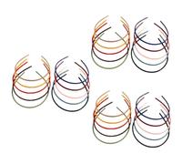 FRCOLOR Juego De 3 Aros Para El Pelo Para Mujer Accesorios Para El Hogar Diademas De Moda Con 12 Unidades X 3